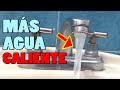 SOLUCIÓN Agua caliente SIN PRESIÓN/  Poca AGUA Y SACAR el AIRE de las TUBERÍAS