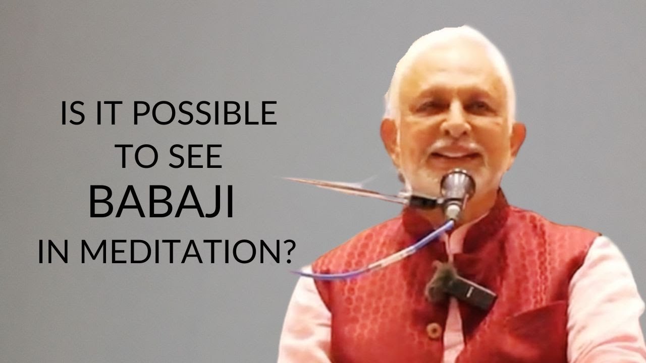 Can we see Babaji while in Meditation  Sri M  Melbourne 2023