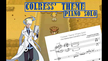 Colress' Theme - Pokemon Black 2/White 2 (Piano Solo)
