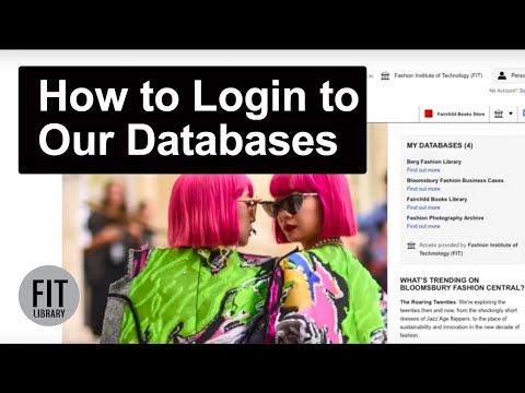 How to Log In to Our Databases