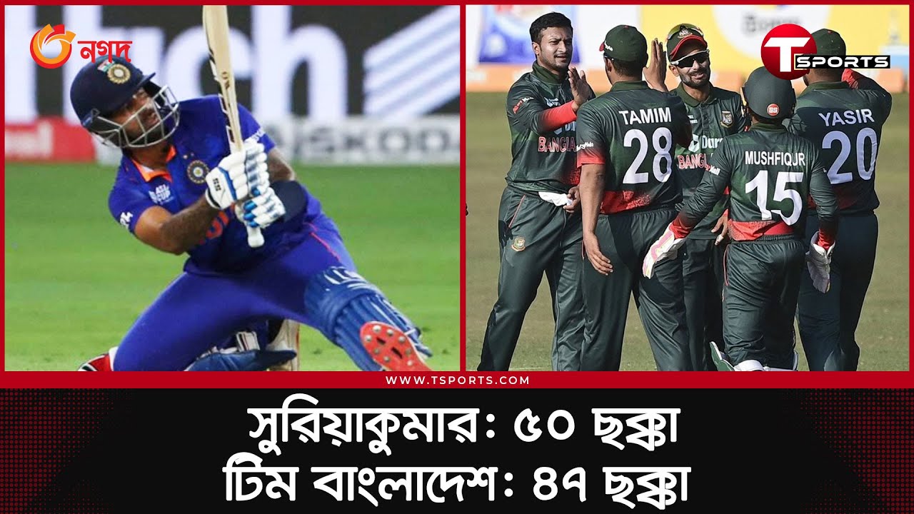 এ বছর সুরিয়াকুমারের সমান ছক্কাও মারতে পারেনি বাংলাদেশ দল | Suryakumar Yadav | T Sports