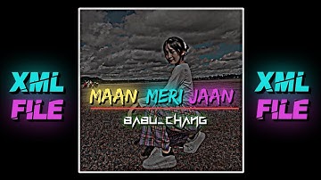 Tu Maan Meri Jaan|| Hindi Song ||Alight motion Video Editing||Preset Xml👇