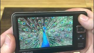 Retro Tech- Creative Zen Vision W Portable Media Player