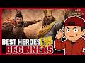 ULTIMATE BEGINNER F2P Hero Guide S1–S6! BEST Lineups, Skills, Rings &amp; Gems | Age of Empires Mobile