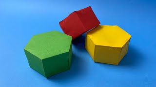 How to make a Hexagonal Prism out of paper | Making Hexagonal Prism