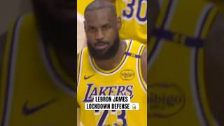 LeBron James lockdown defense 🔒