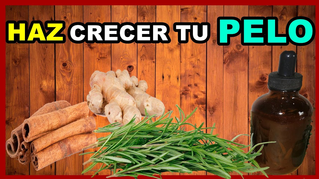 GOTERO para el CRECIMIENTO DE PELO a base de JENGIBRE, ROMERO Y CANELA
