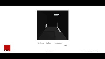 RHA Summer show - Box Architecture - Light - Equinox only