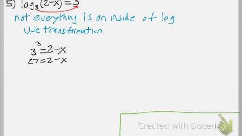 Math 111 : 4.5 part 2 #5 (Precalculus Tutorial : Exponential & Logarithmic Equations)