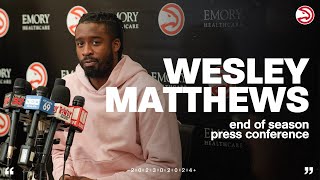Wesley Matthews 2024 End-of-Season Press Conference