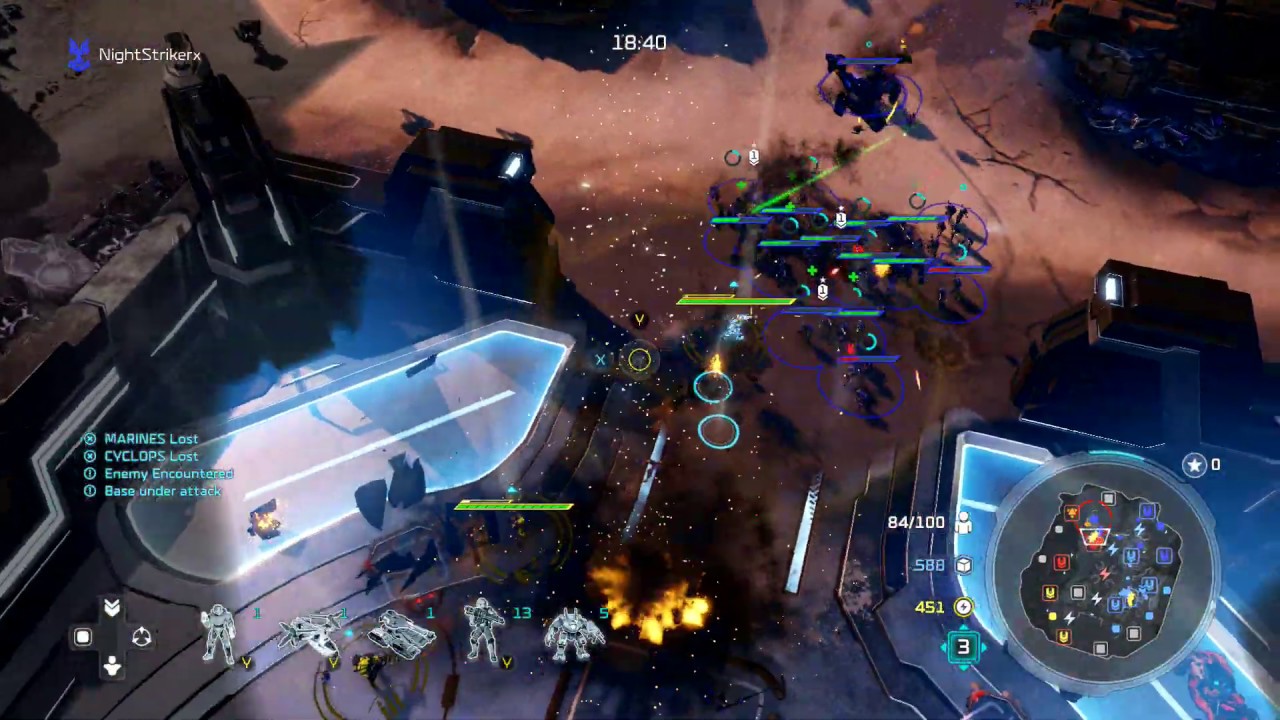 Halo Wars 2 playing as Captain cutter pvp Ranked 3v3 - YouTube