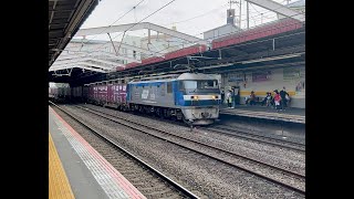 JR武蔵野線　EF210形（桃太郎）貨物列車　新秋津駅通過