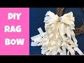 How To Make A Rag Bow - Simple Rag Bow Tutorial