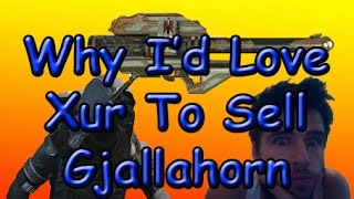 Destiny - Why Id Love Xur To Sell The Gjallahorn - 48 Kill Control Gameplay