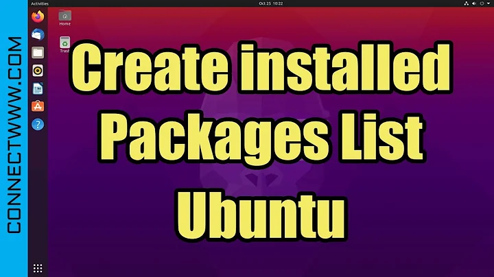 How to Create a List of Installed Packages in Ubuntu