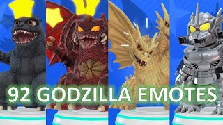92 Godzilla Emotes From Sonic Rumble