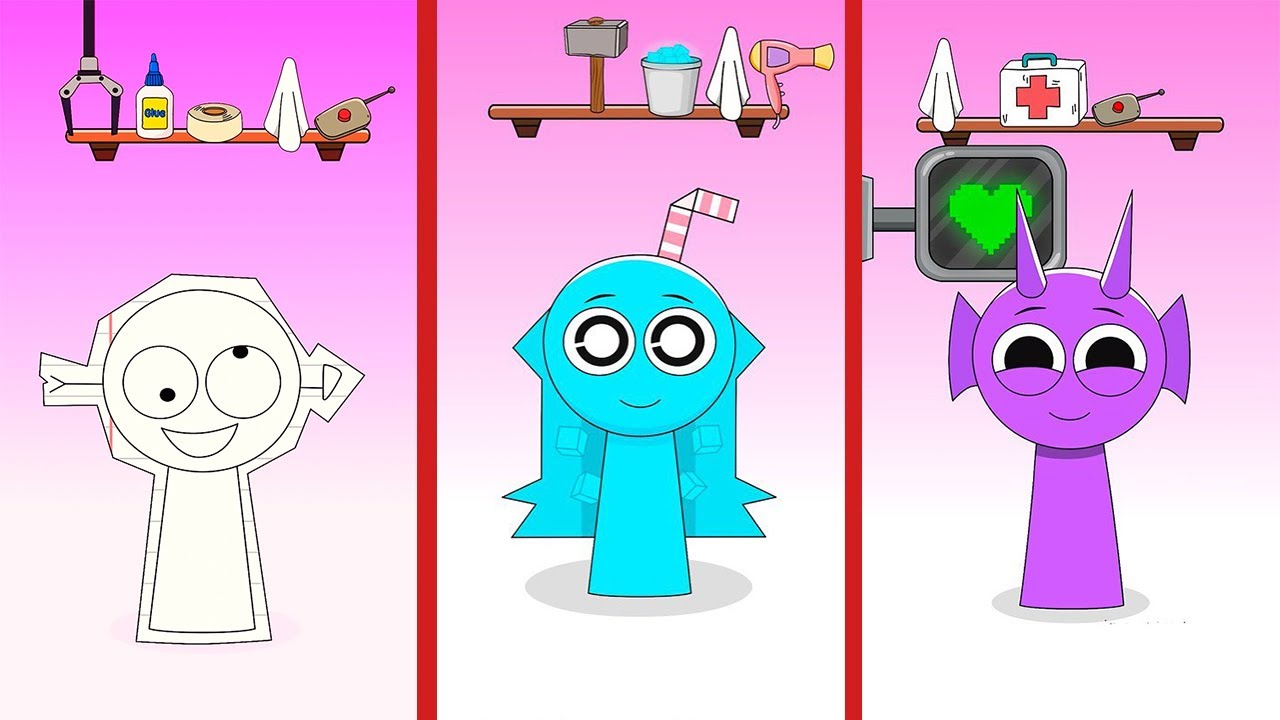 OH NO! HELP! 😱 PARKER 🆚 AQUA 🆚 DURPLE | Sprunki Incredibox