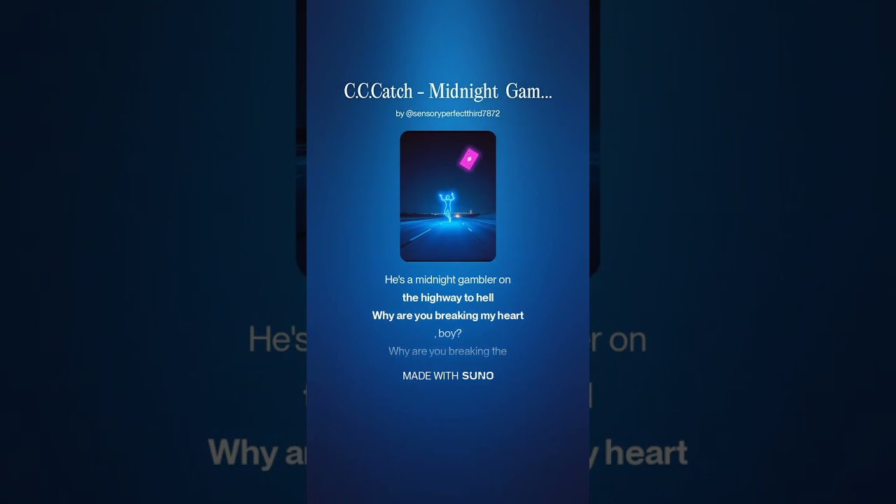 C.C. Catch - Midnight  Gambler (Cover 2)