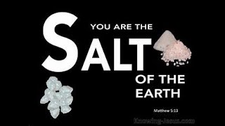 11:00 worship live stream, image of text saying you are the salt of the earth