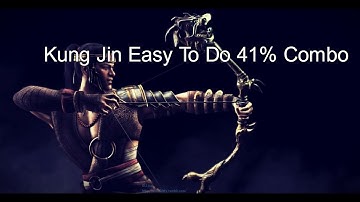 Kung Jin (Bojutsu) EASY 41% Combo (1 Meter Bar) (Mortal Kombat X Combos)