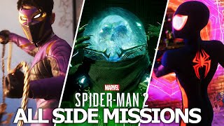 SPIDER-MAN 2 All Side Missions (Full Game Movie) 4K 60FPS Ultra HD