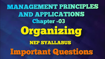 B.COM 1SEM MANAGEMENT PRINCIPLES AND APPLICATIONS ORGANIZATION CHAPTER IMPORTANT QUESTIONS.