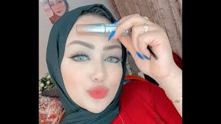 سر لون الحواجب البلوند😉😵 طريقة رسم الحراجب بالمسكره فقط🤝💃💃