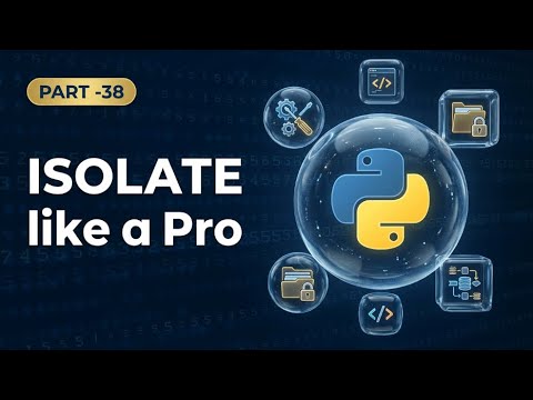 🔒 Master Python Virtual Environments: Isolate & Manage Your Projects Like a Pro!