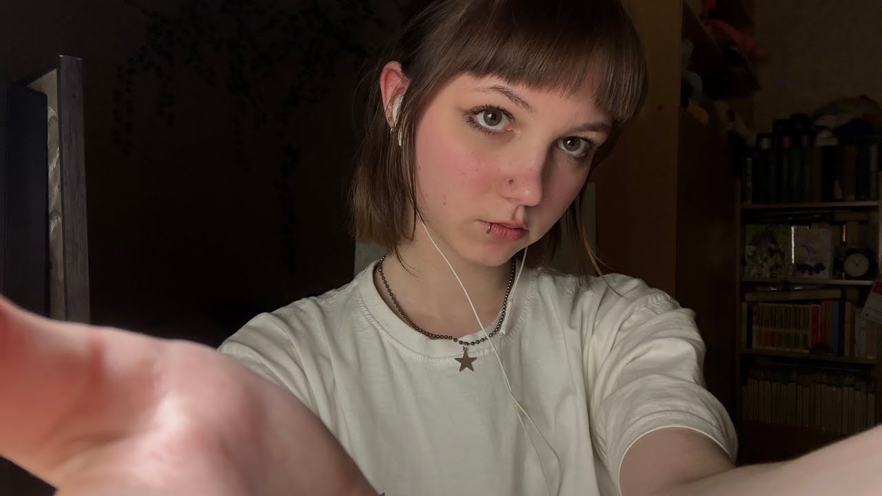 asmr массаж лица и очищение мыслей | visual triggers 