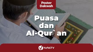 Puasa & Al qur'an - Poster Dakwah Yufid TV
