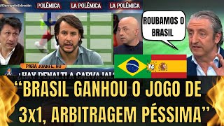Espanhóis Admitem: O Árbitro Roubou A Seleção Brasileira