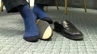 Shoe Play With My Black Loafers