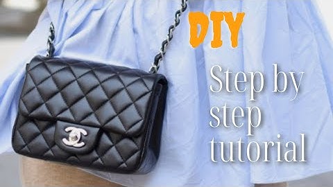 ⭐Mini Leather Bag Making Project Part 1| Free Pattern | How To Make Bags | Khembuzz