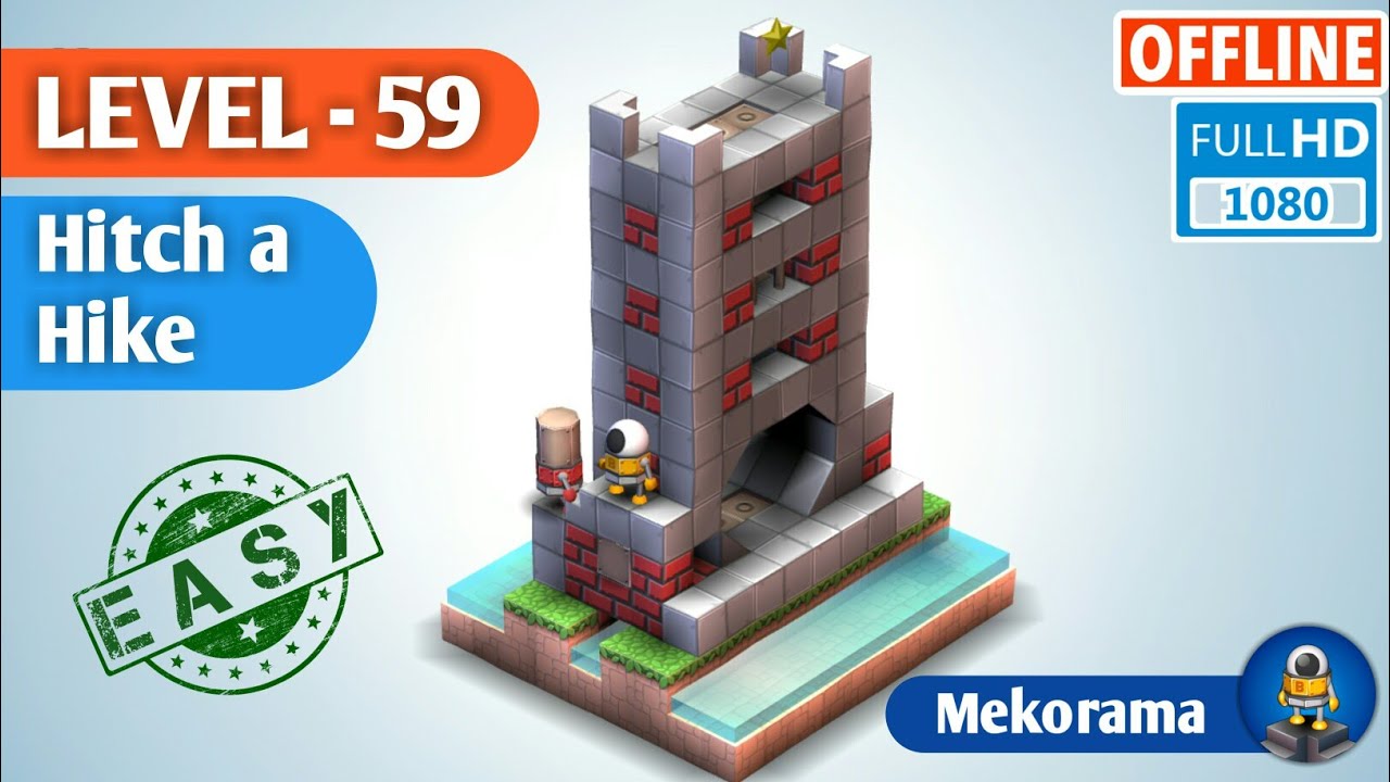 Mekorama Level 59 : Hitch a Hike : Mekorama Story Gameplay 