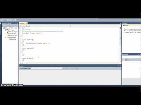 Adding a PushButton to app using DragonFire SDK and Microsoft Visual C++ Express 2010