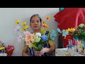 Chia sẻ cách cắm bình hoa cúc kết hợp cùng hoa hồng