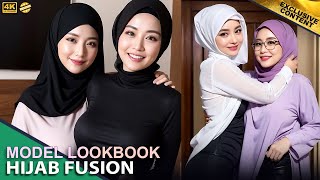 4K Ai Art - Beauty Style Best Friend Hijaber - #Hijabfusion #Lookbook #Exclusive