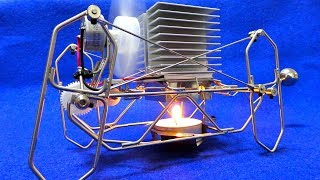 火力発電ロボを作ってみた   DIY Thermocouple generator Robot