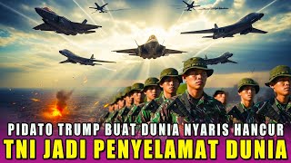 Download Lagu GEGER‼️PIDATO DONAL TRUMP BUAT DUNIA NYARIS HANCUR, DUNIA KAGUM KETIKA TNI JADI PENYELAMAT MP3