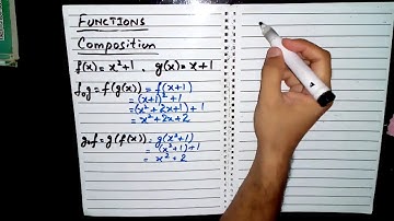 ECAT NUST (APTITUDE TEST) XII Math Chap: Functions - Composition fog gof by Sir Ahsan Abdullah Patel