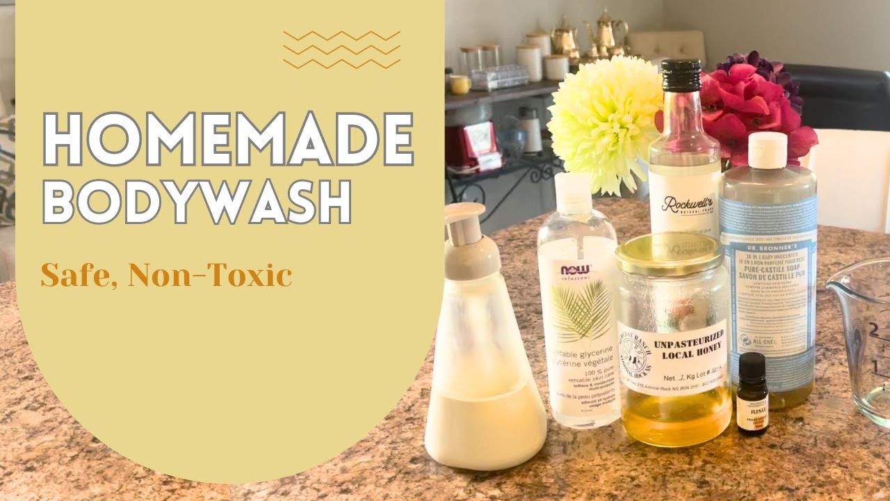 How To Make Natural NonToxic Body Wash Safe for Toddlers YouTube
