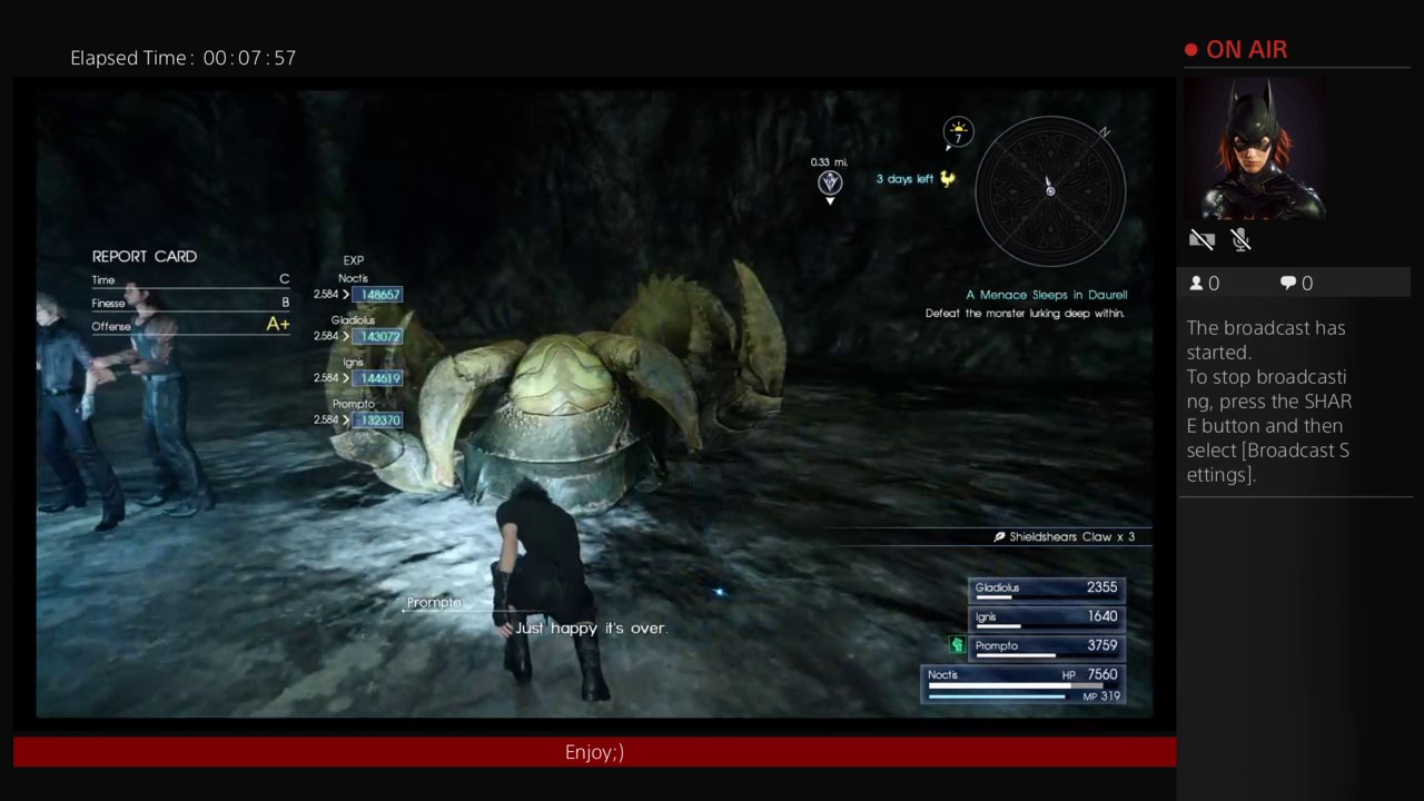 Ffxv Post Game Quests Daurel Dungeon Youtube