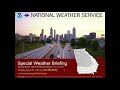 NWS Peachtree City Special Weather Briefing