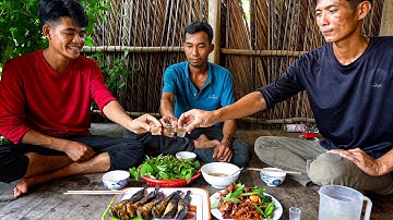 Trê Vàng Nướng Mọi, Chuột Đồng Khìa Nước Dừa - Lai Rai Ngày Mưa