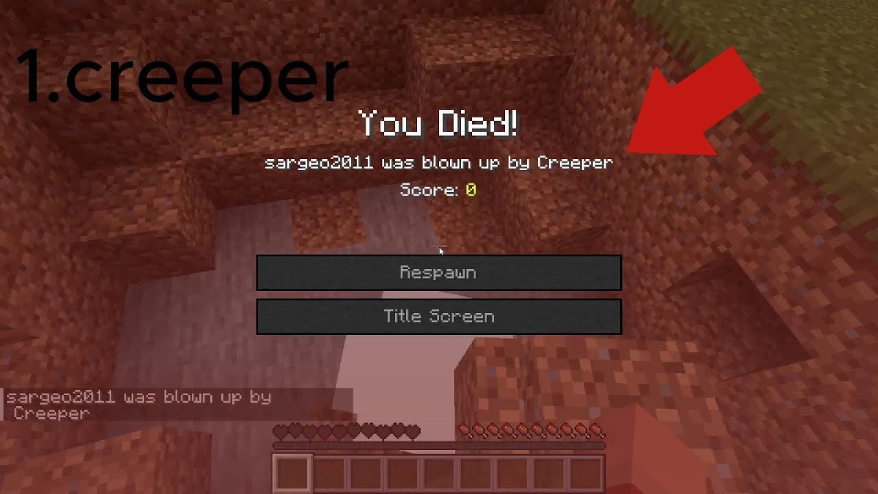 Dying In Minecraft 10 more ways to die in Minecraft - YouTube