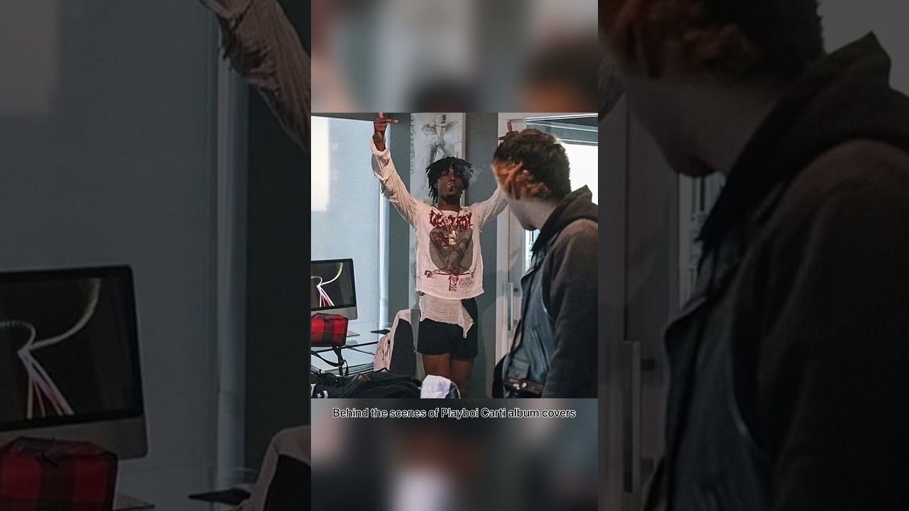 GN x Behind the scenes of Playboi Carti album covers (2017 and 2018) 