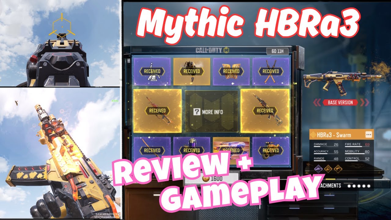 This HBRa3 - Swarm ironsight is better than some MYTHIC Guns ironsights | KILLER BEE DRAW | CODM