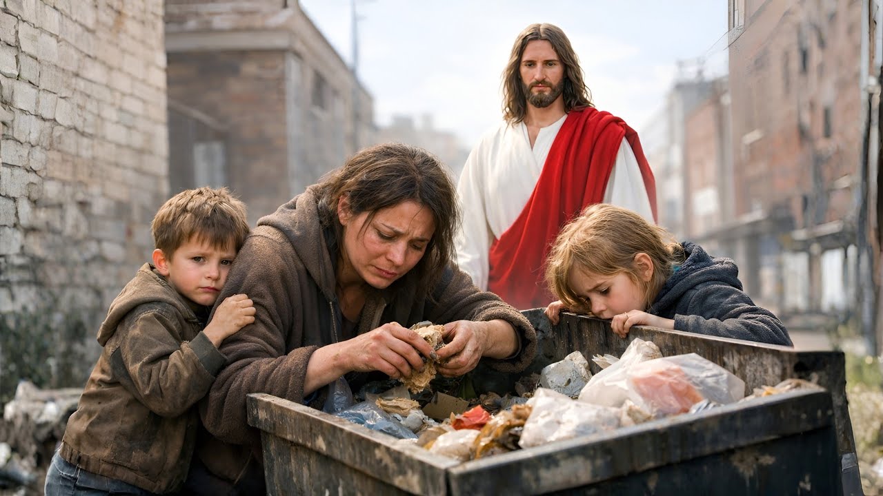 ABANDONADA CON DOS HIJOS Y SIN COMIDA…LA MADRE YA NO PODÍA MÁS PERO JESÚS LA VIO