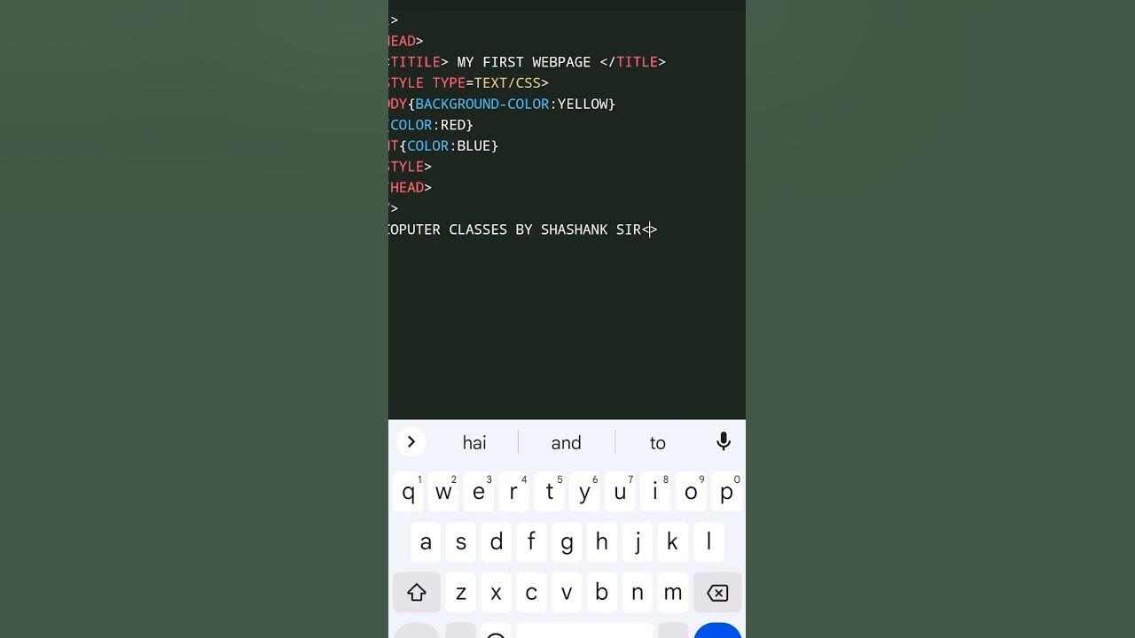 #HTML+ #CSS #Part 2 - YouTube