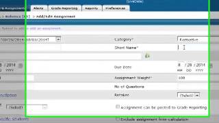 TSIS Create  Assignments